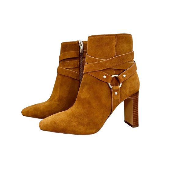 Vince Camuto Sestina Suede Brown Ankle Boot 7.5 - Picture 7 of 10